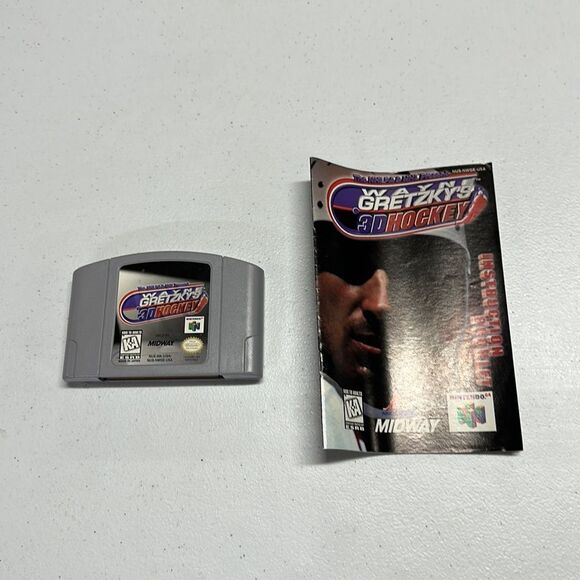 Nintendo N64 Wayne Gretzky’s 3D Hockey Game - Tested & Works